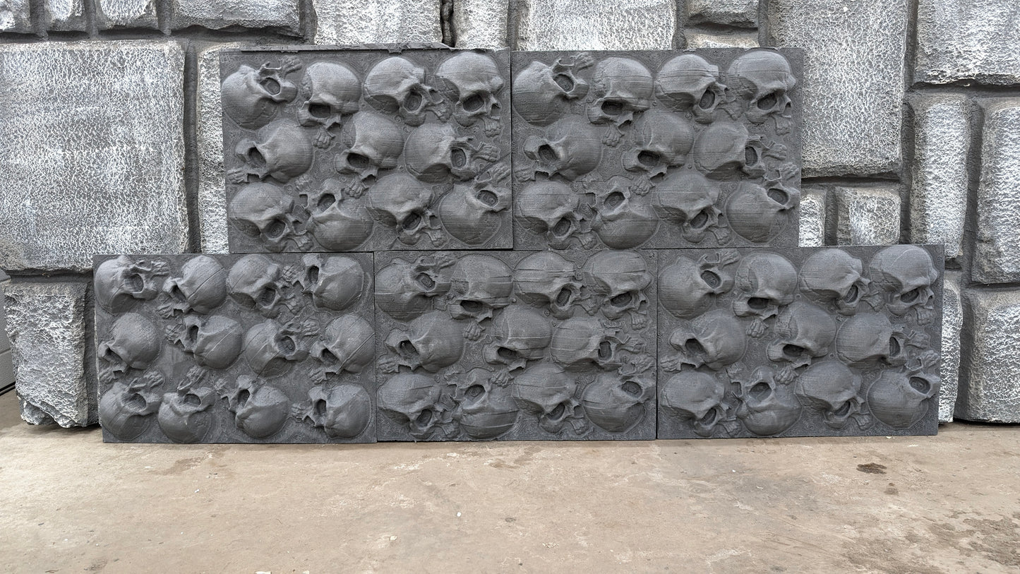Accent Wall Panels - Skulls