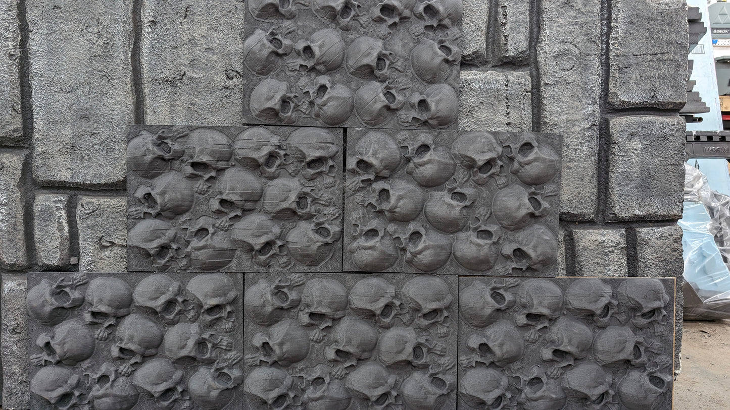 Accent Wall Panels - Skulls