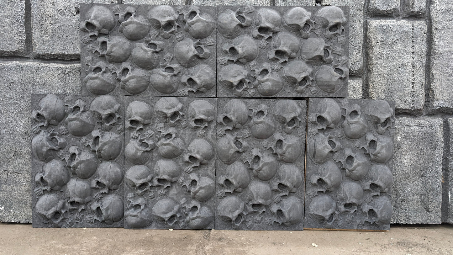 Accent Wall Panels - Skulls