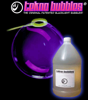 Tekno Bubbles - BLUE UV Blacklight Reactive 1/2 gallon